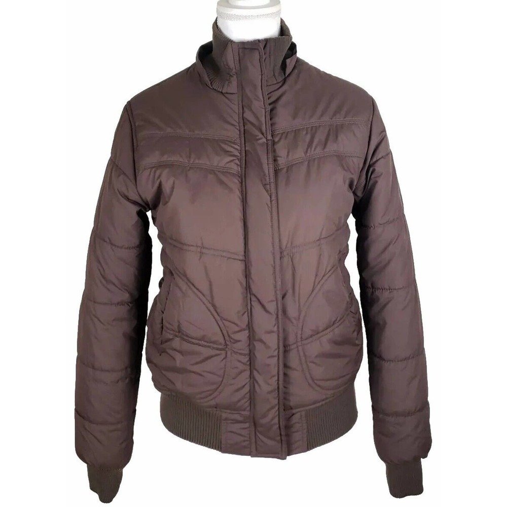 Women’s Brown Puffer Jacket - Lightweight Quilted Coat